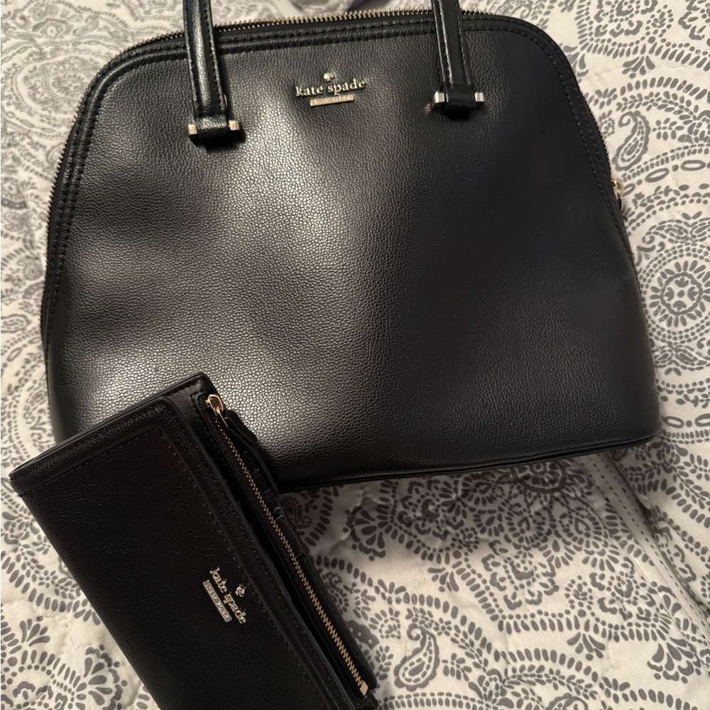 Kate Spade Black Leather Handbag